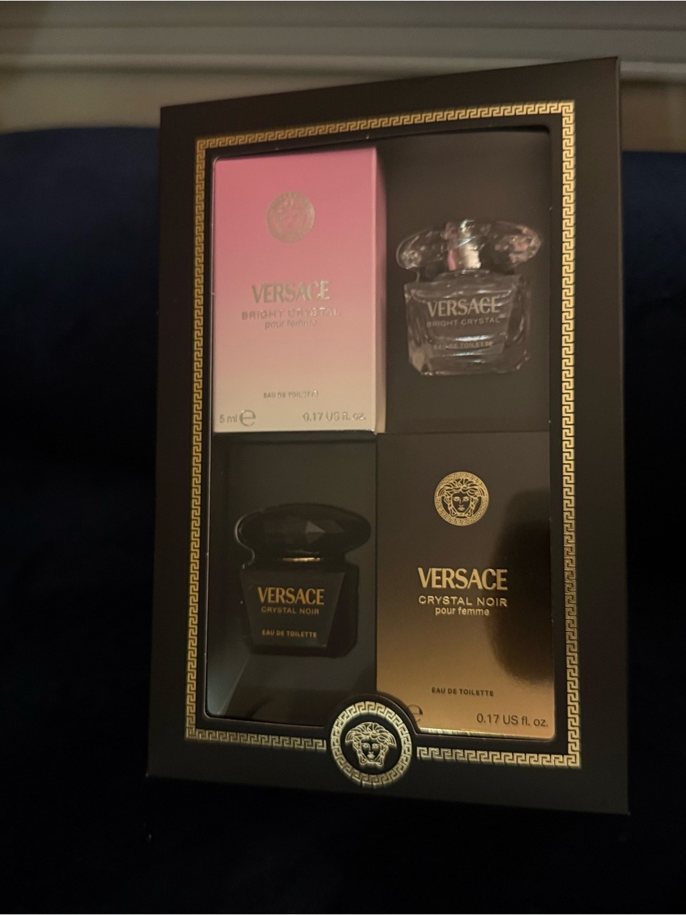 Versace Pink and Black Luxury Set